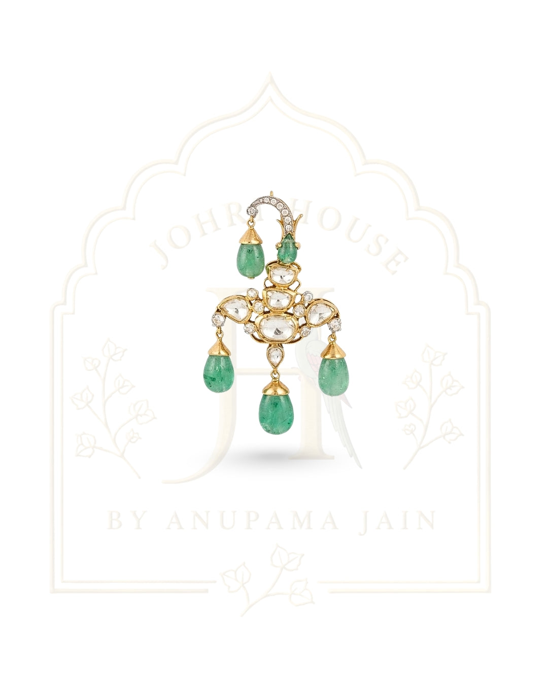 The Royal Emerald Men's Brooch