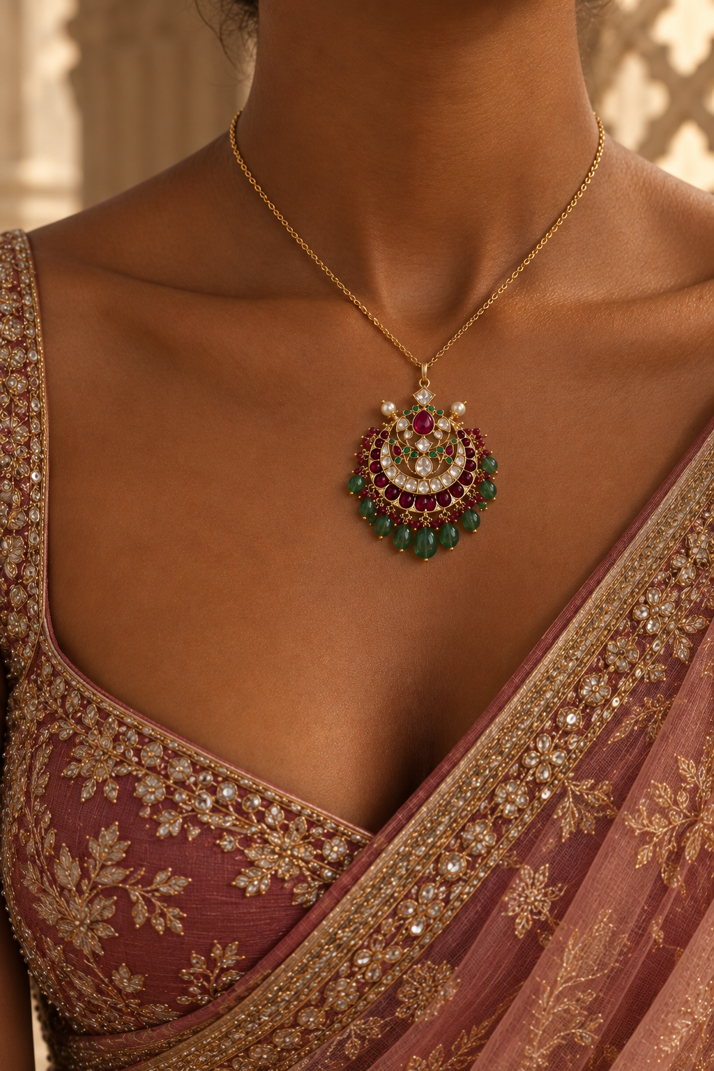 The Royal Chand Pendant/Tikka