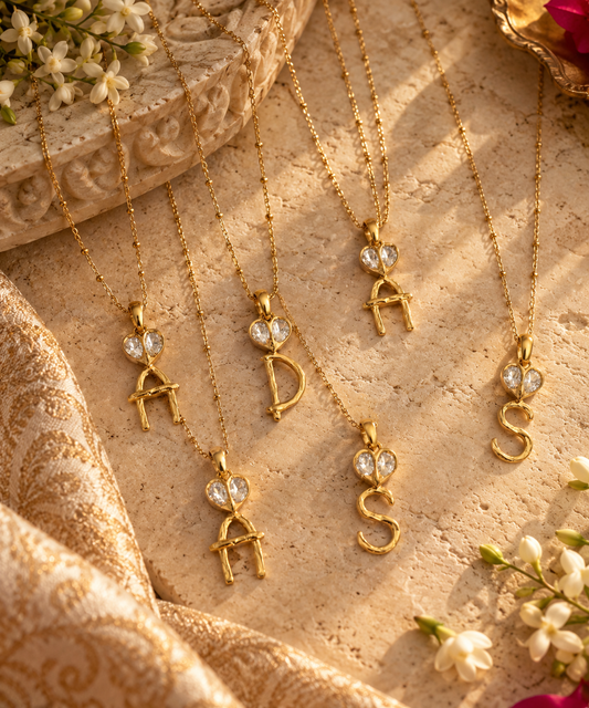The Heartfelt Initial Pendant