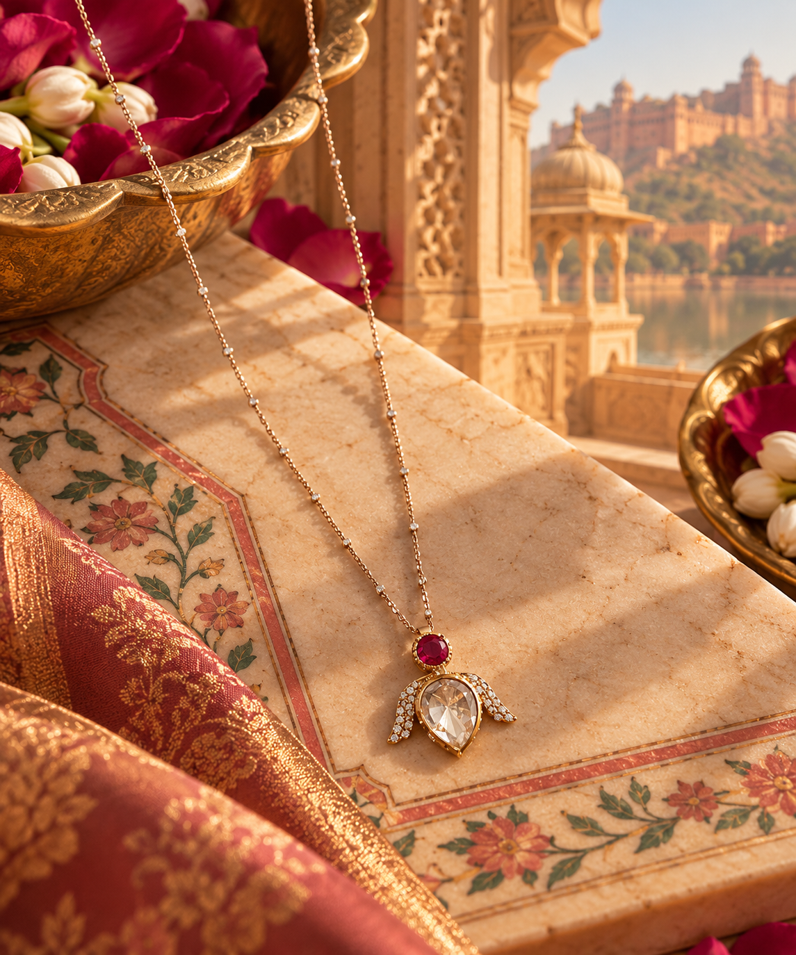 The Pear Drop Pendant Necklace